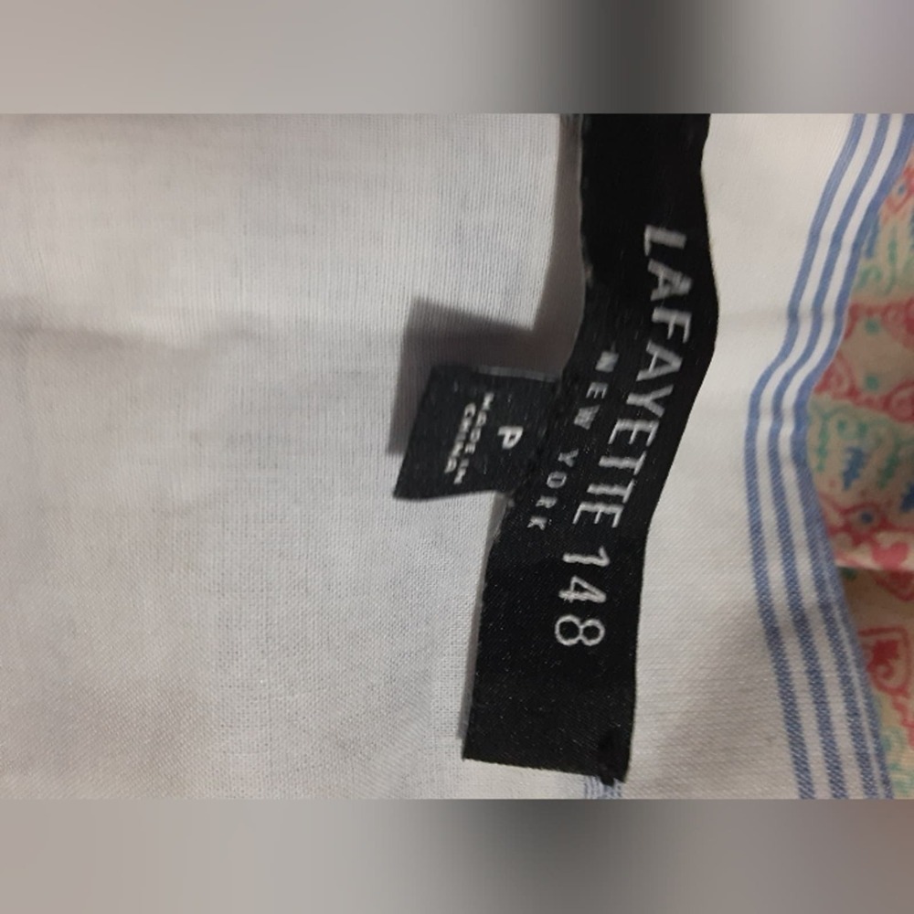 Lafayette 148 Newyork Woman's Button Down Shirt Shirt Size Petite - Picture 7 of 7
